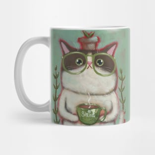 Coffee Cat Ready For Spring Mug